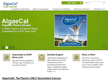 Tablet Screenshot of plant-calcium.com